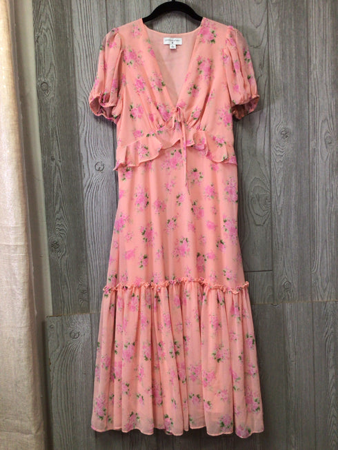 LoveShackFancy Dress Cocktail Midi Floral Size 6
